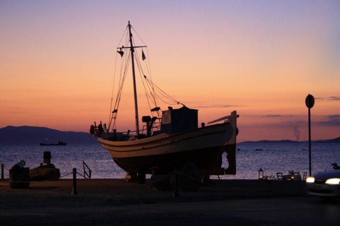 Abendstimmung Hafen Portes - Insel Aegina