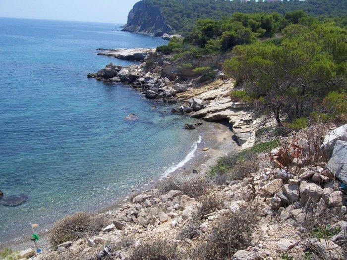 Bade Bucht auf Aegina