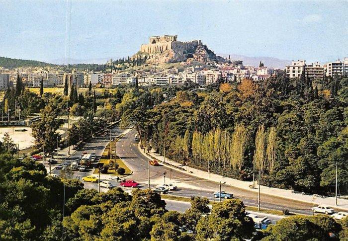 Blick auf die Acropolis  1963