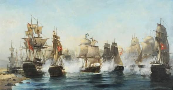 Aegina im Jahr 1821