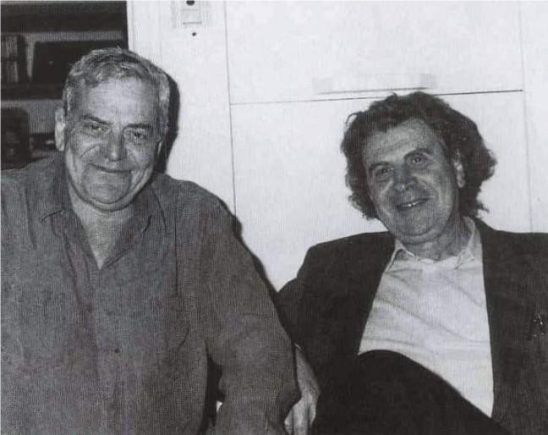 Giannis und Mikis Theodorakis. Fotoquelle: Kulturministerium