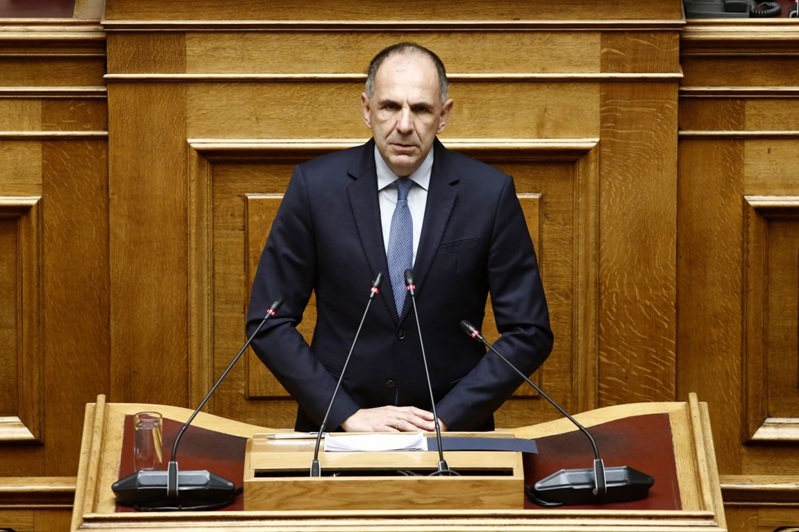 Der griechische Außenminister Georgios Gerapetritis