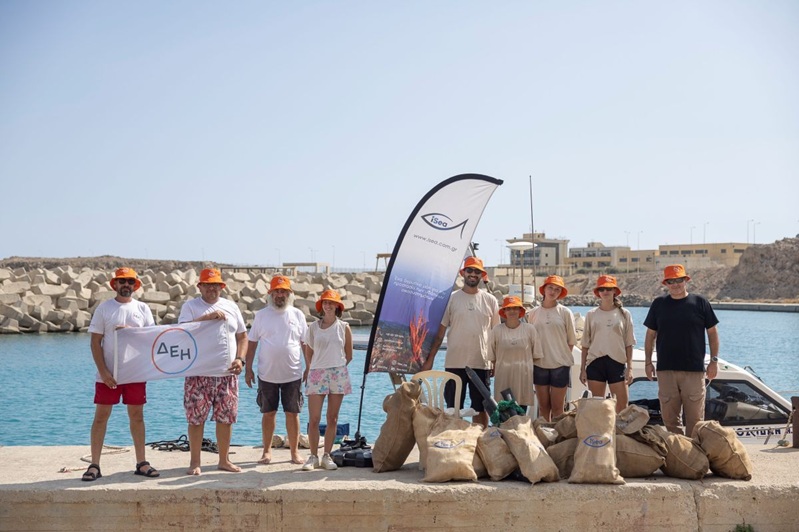 Die Public Power Corporation (PPC) hat sich mit der Umweltorganisation iSea zusammengetan, um das Meer zu reinigen.