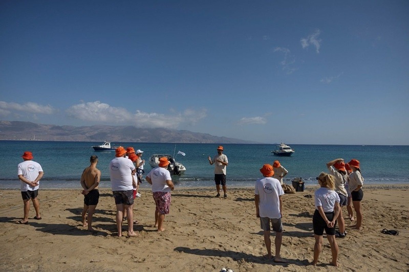 Die Public Power Corporation (PPC) hat sich mit der Umweltorganisation iSea zusammengetan, um das Meer zu reinigen.