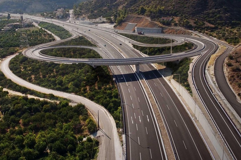 Autobahn Patras–Pyrgos. Fotoquelle: Olympia Odos