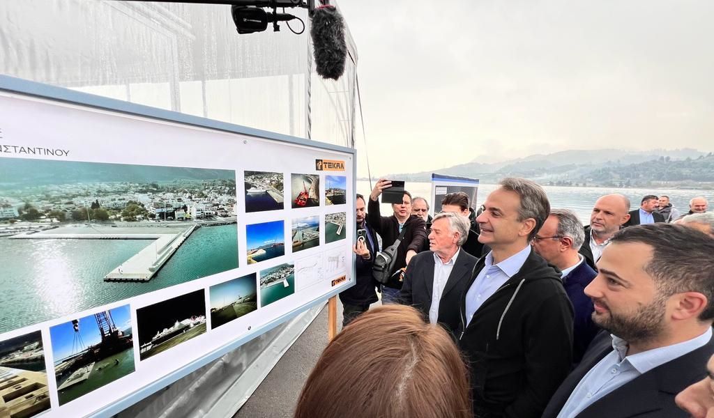 Premierminister Kyriakos Mitsotakis / Fotoquelle: Regionalregierung von Zentralgriechenland