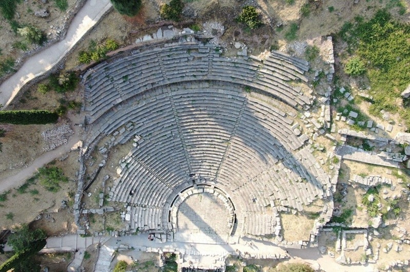 Das antike Theater von Delphi. Fotoquelle: Kulturministerium
