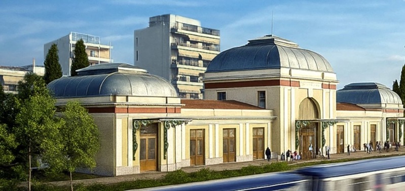Peloponnes-Bahnhof in Athen