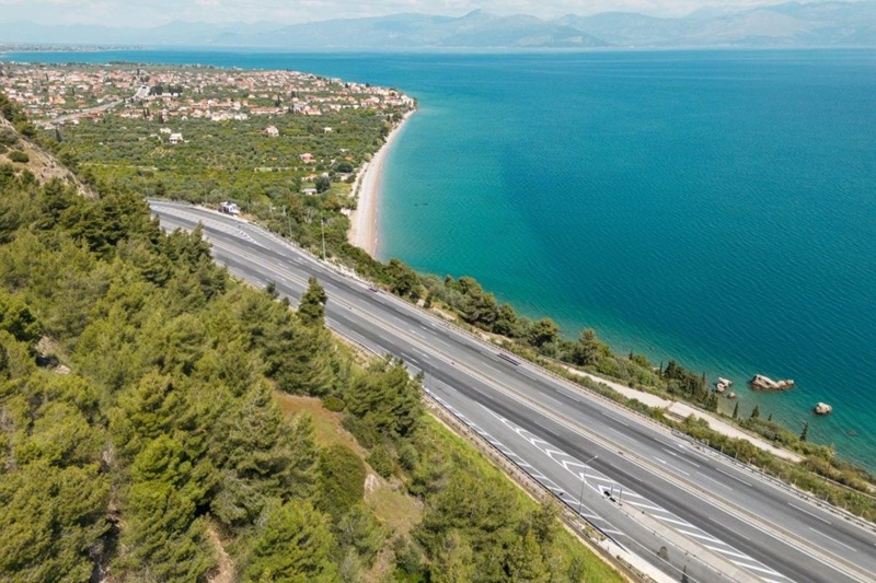 Autobahn Patras-Pyrgos. Fotoquelle: Olympia Odos