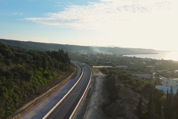 Die Autobahn Patras–Pyrgos wird heute am 4. 12.25 eröffnet